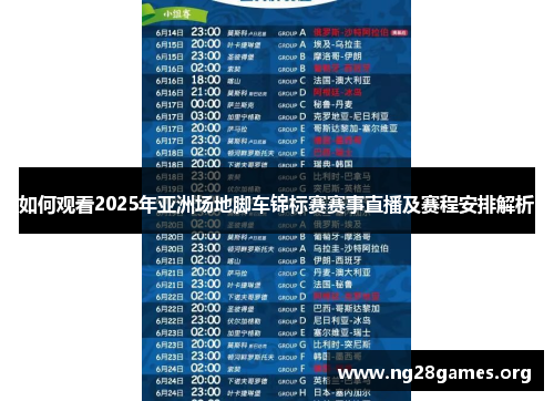 如何观看2025年亚洲场地脚车锦标赛赛事直播及赛程安排解析 如何观看2025年亚洲场地脚车锦标赛赛事直播及赛程安排解析