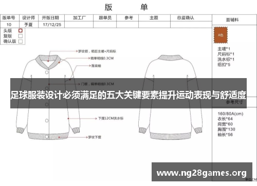 足球服装设计必须满足的五大关键要素提升运动表现与舒适度 足球服装设计必须满足的五大关键要素提升运动表现与舒适度